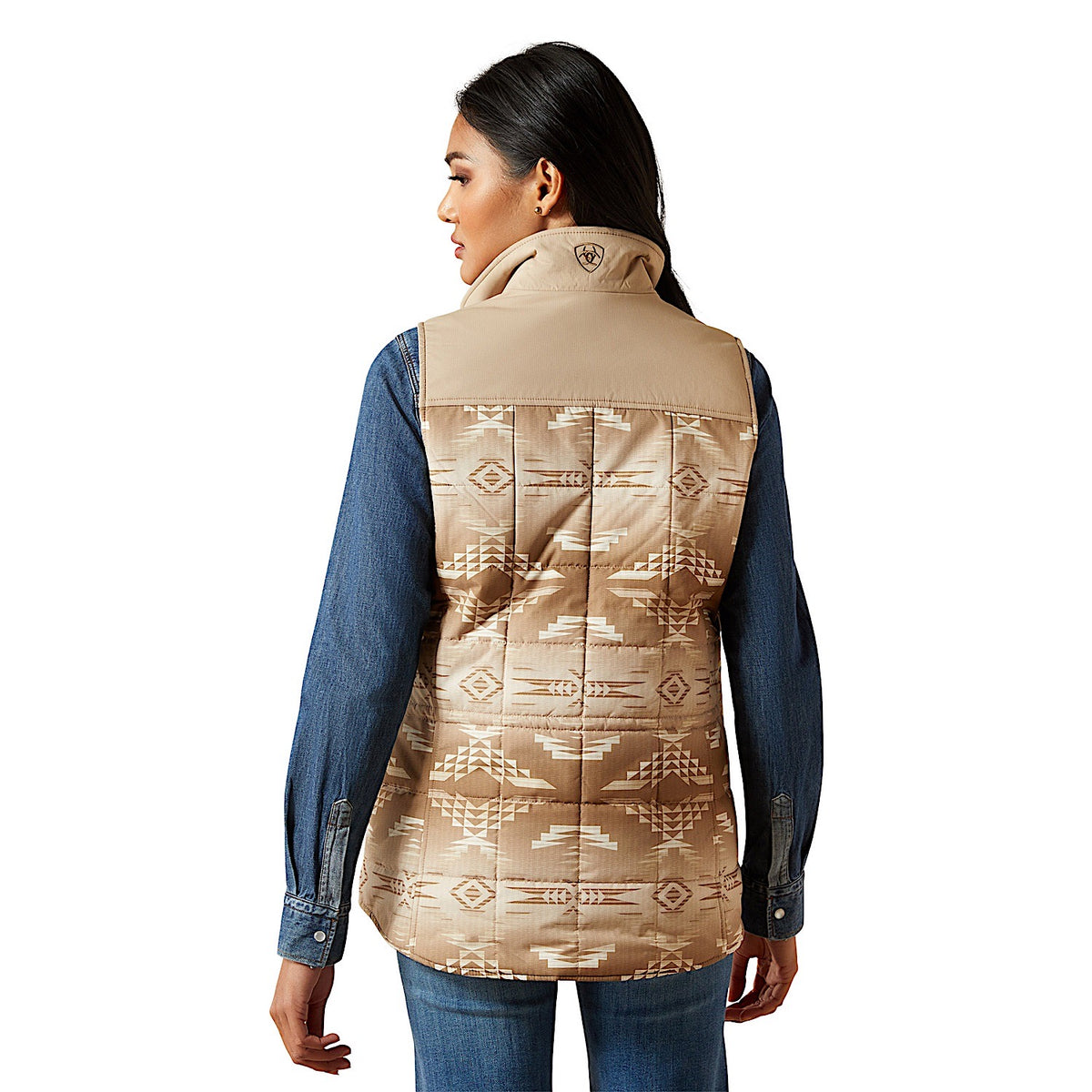 Ariat Women's Crius Insulated Vest - Savannah with Dune Print