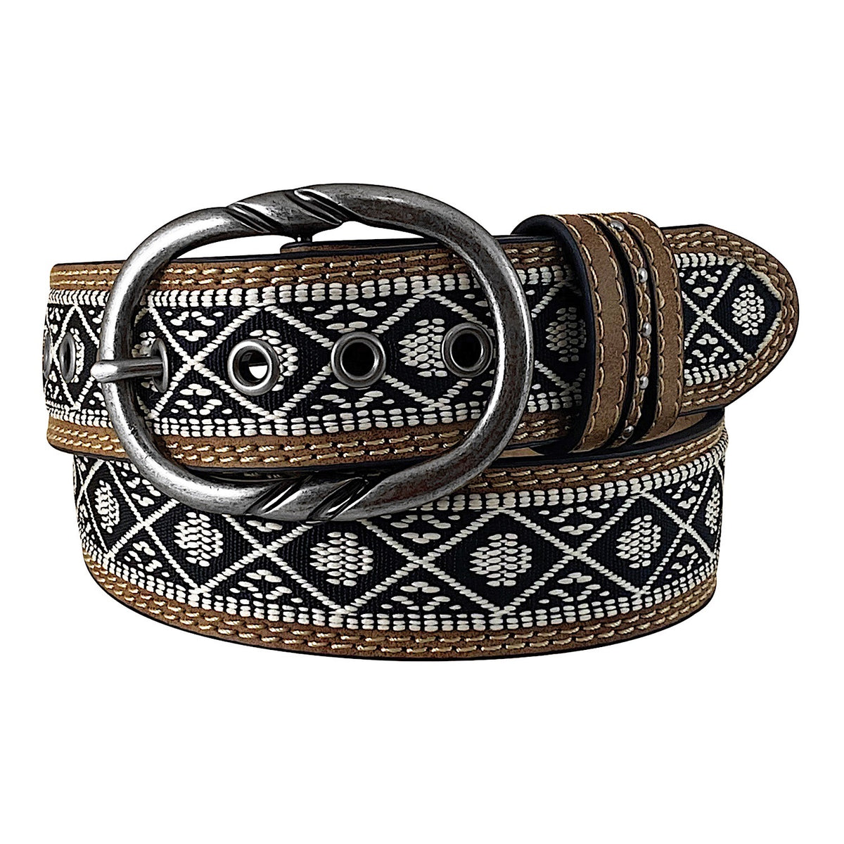 Roper Women’s Western Aztec Belt - Tan
