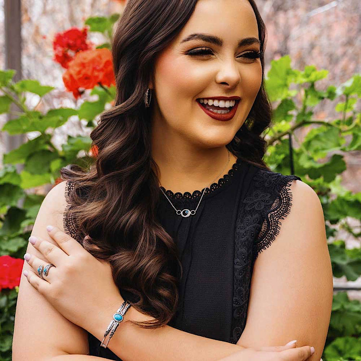 Montana Silversmiths Windswept Legacy Turquoise Bracelet