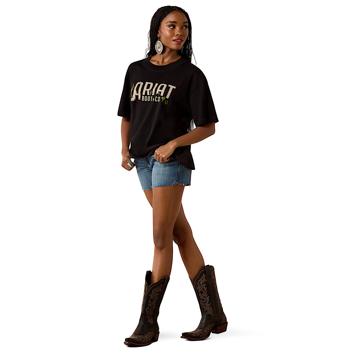 Ariat Women's Boot Logo Tee - Black