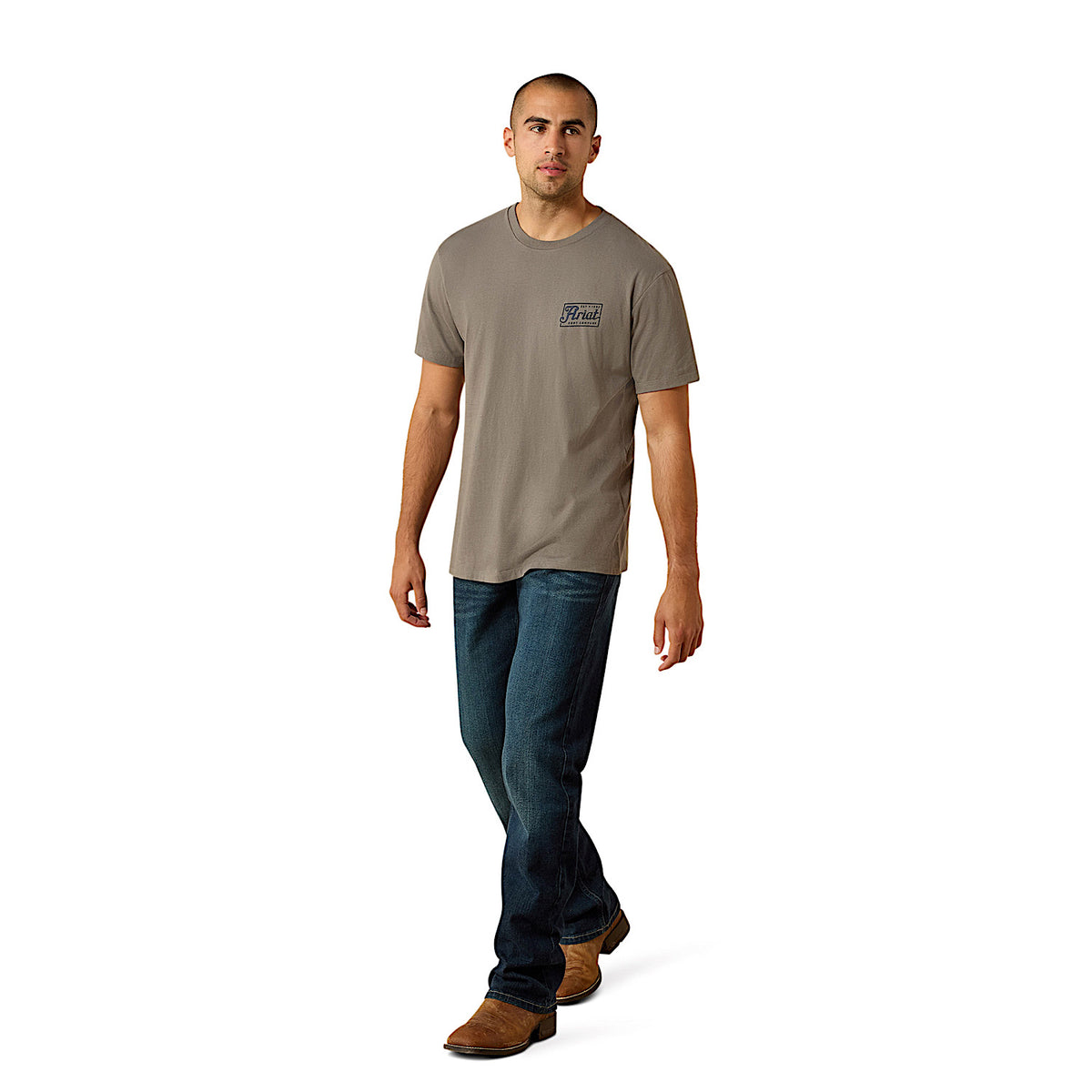 Ariat Men's Paintriot Classic Fit T-Shirt - Smoked Pearl