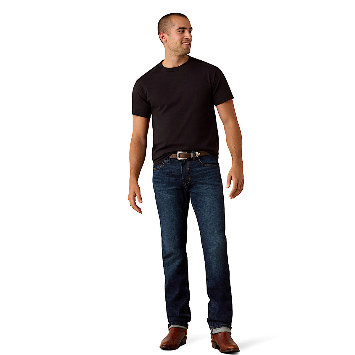 Ariat Men's M8 Modern Brock Slim Straight Leg Jeans - Langston