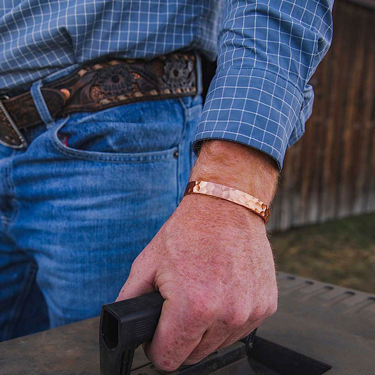 Montana Silversmiths Beaten Path Cuff Bracelet