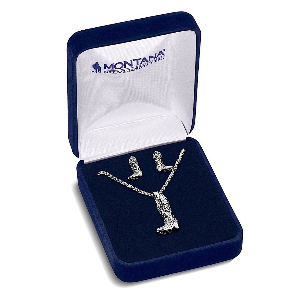 Montana Silversmiths Kicking Up Dust Jewellery Set