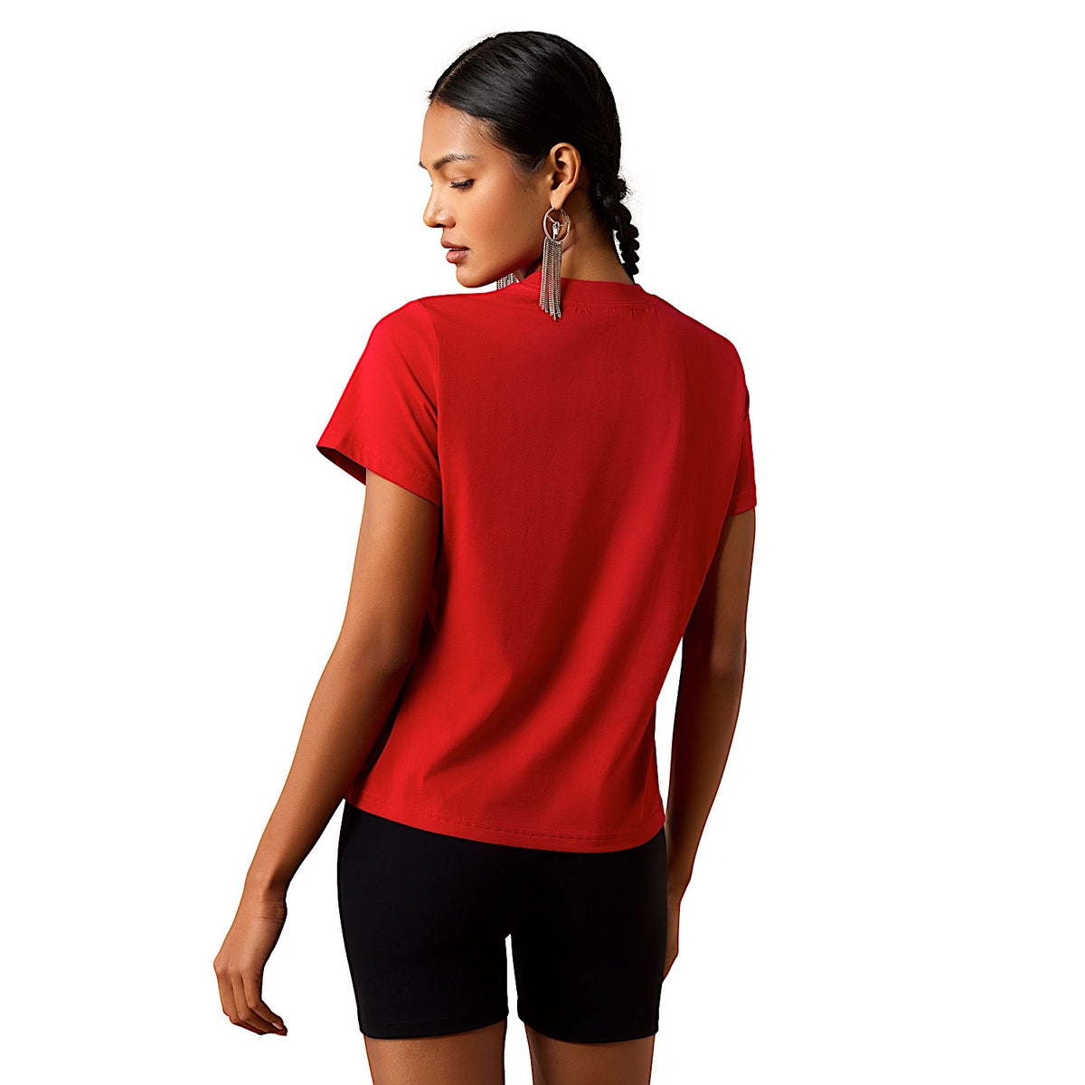 Ariat Women's Collegiate Howdy T Shirt - Crimson/White