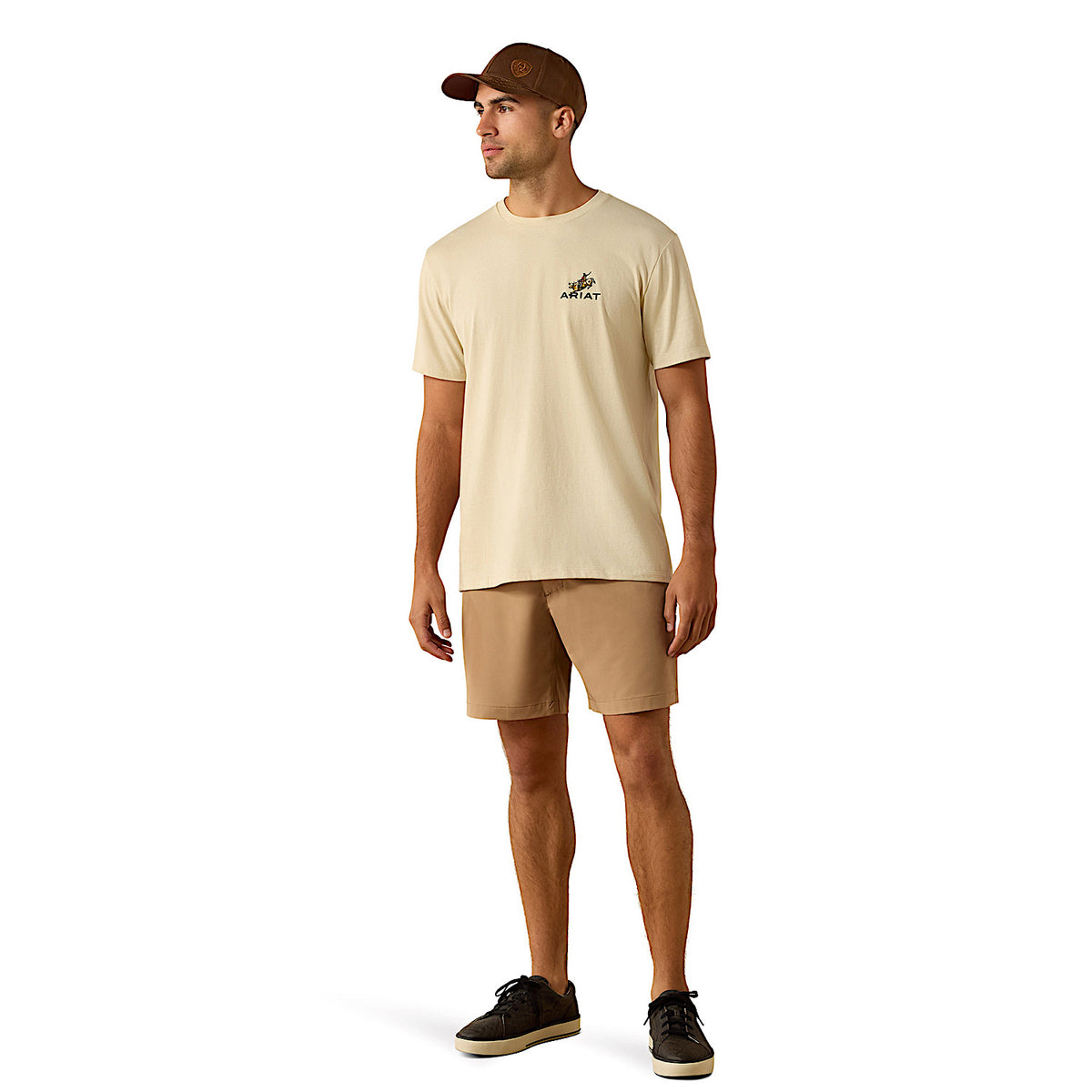 Ariat Men's Ride 'Em Cowboy Classic Fit T-Shirt - Natural
