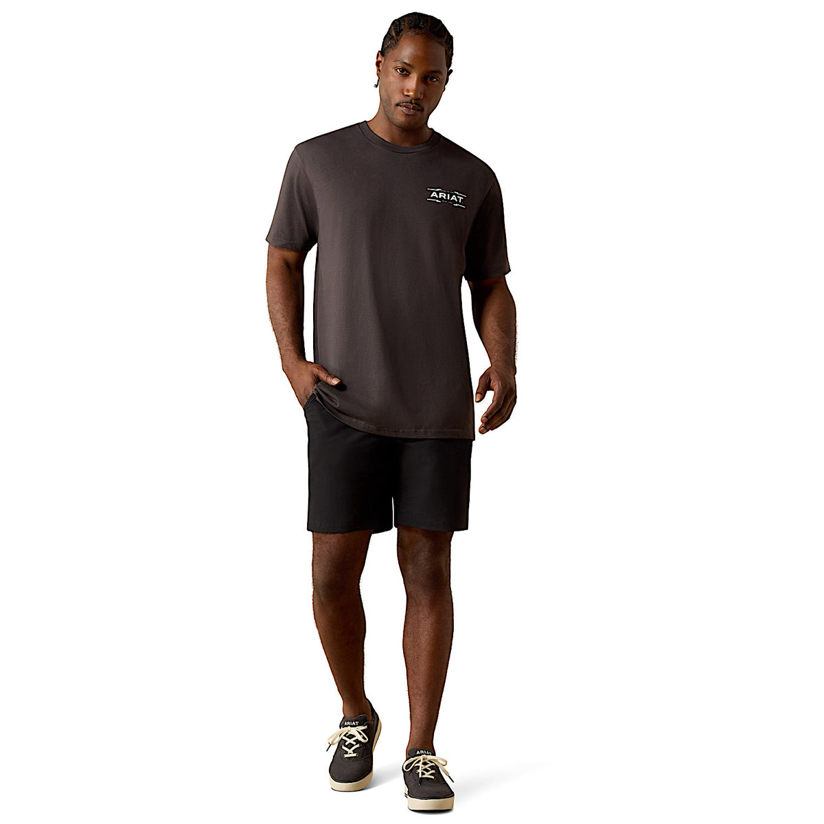 Ariat Men's Diamond Canyon Classic Fit T-Shirt - Vintage Black