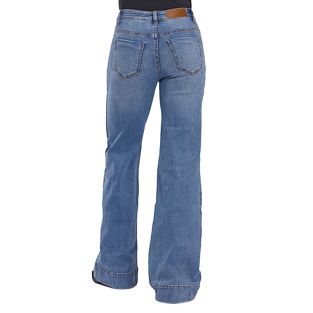 Tin Haul Womens 870 Claire Wide Leg Jeans - Blue