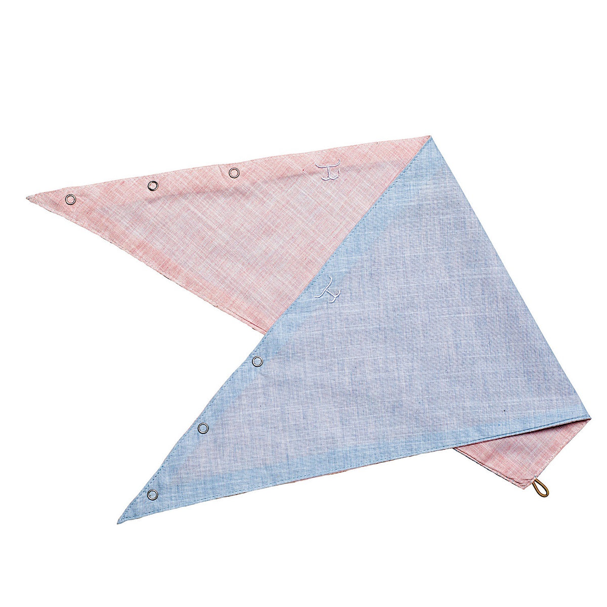 Just Country Carlee Double Sided Scarf - Powder Pink/Powder Blue