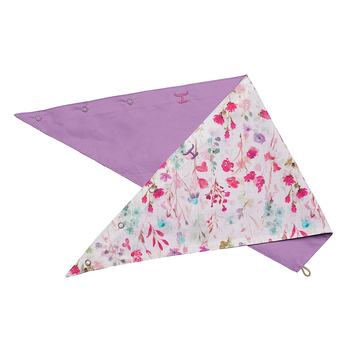 Just Country Carlee Double Sided Scarf - Orchid/White Wildflowers