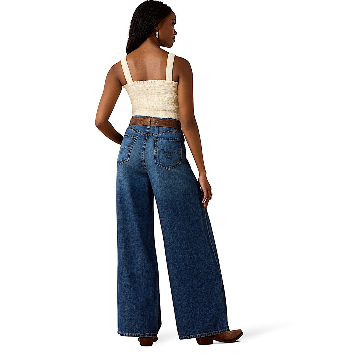 Ariat Women's Calamity Ultra High Rise Comfort Wide Leg Jeans - Tampa