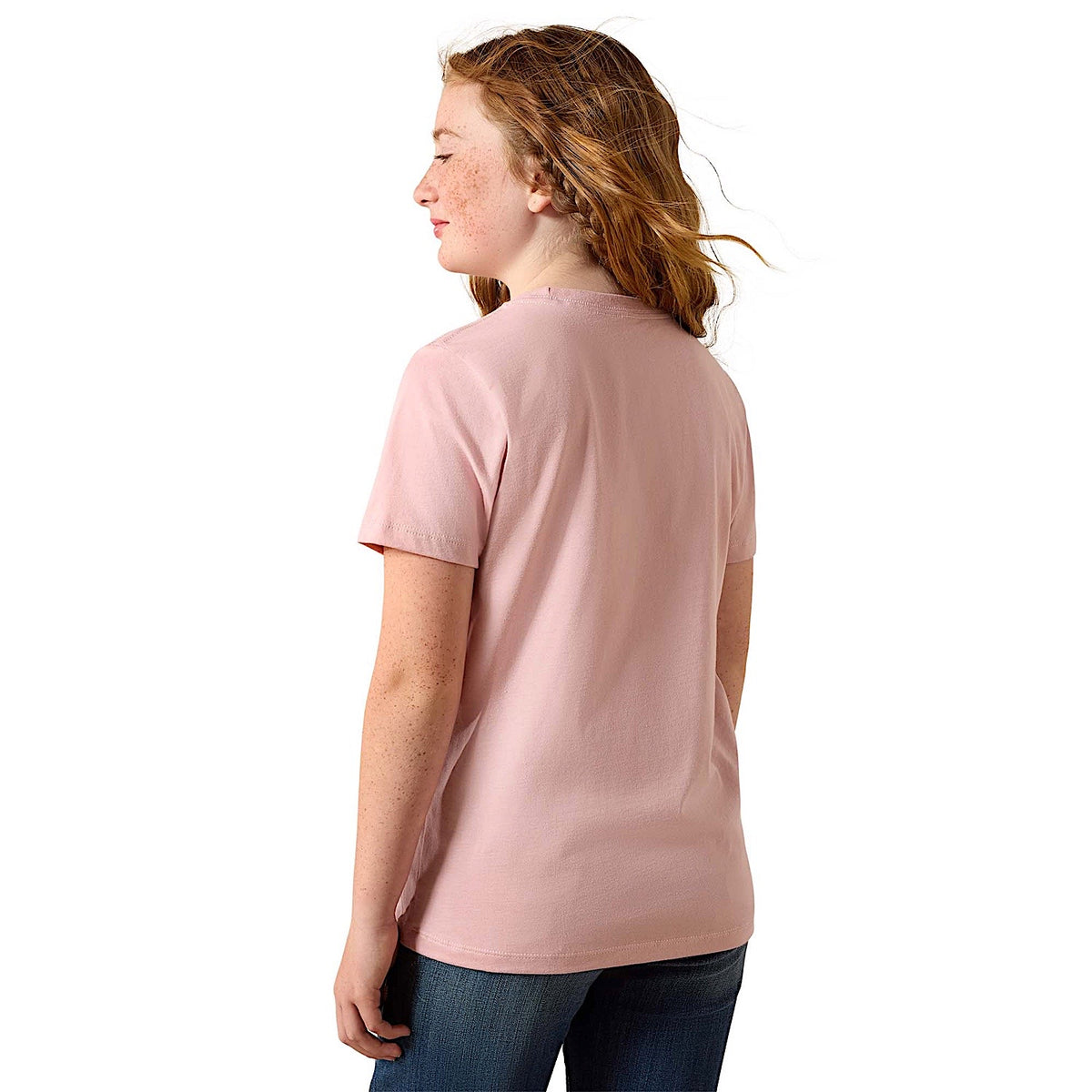 Ariat Girl's Southwest Sunset T-Shirt - Dusty Rose