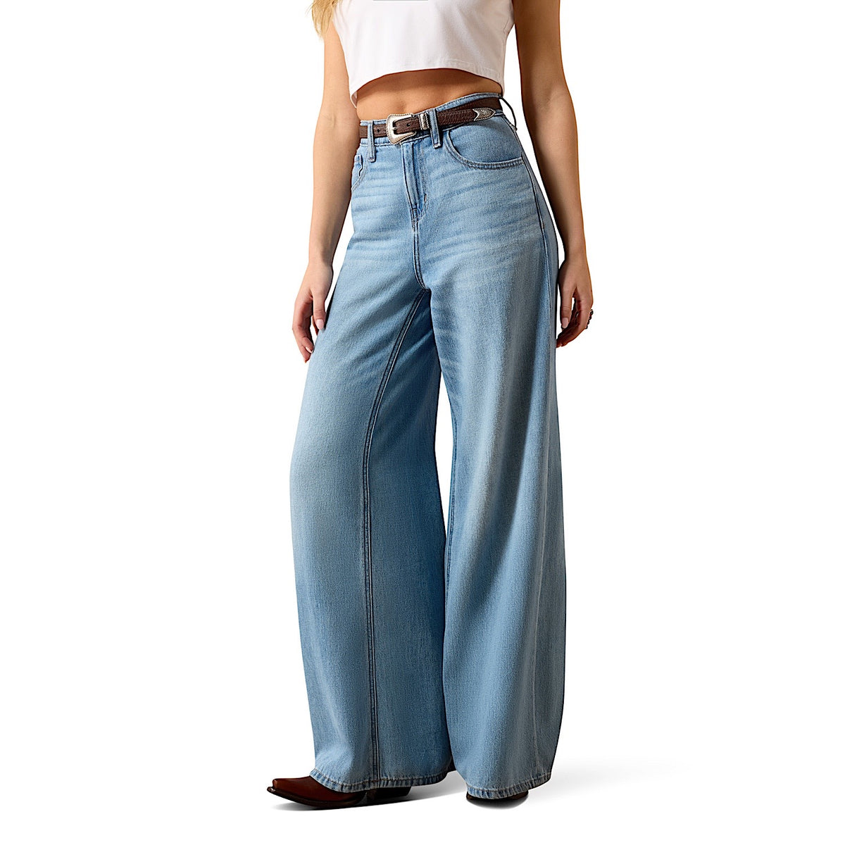 Ariat Women's Calamity Ultra High Rise Comfort Wide Leg Jeans - Alameda