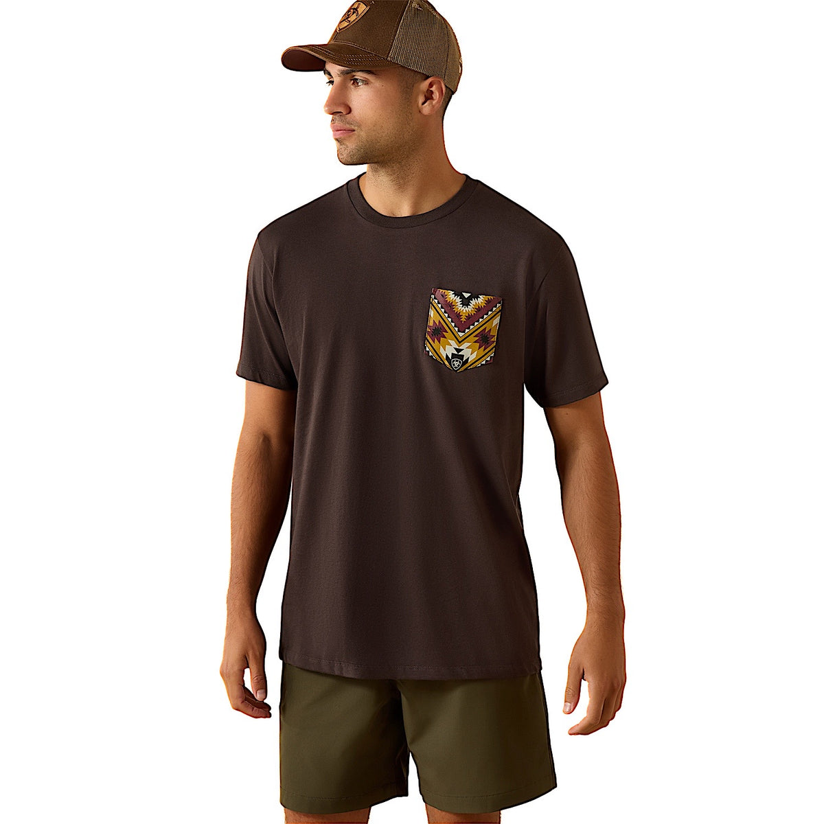Ariat Men's Southwest Longest Horn Classic Fit T-Shirt - Vintage Black