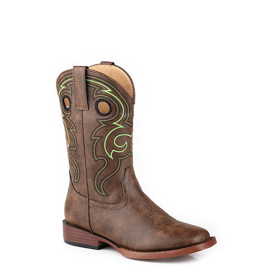 Roper BIG KIDS Reno Boot Brown