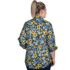 Just Country Women's Abbey Full Button Work Shirt - Blue Bouquet/Blue