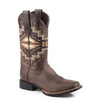 Roper Women's Monterey Boot - Aztec Brown/Burnished Leather