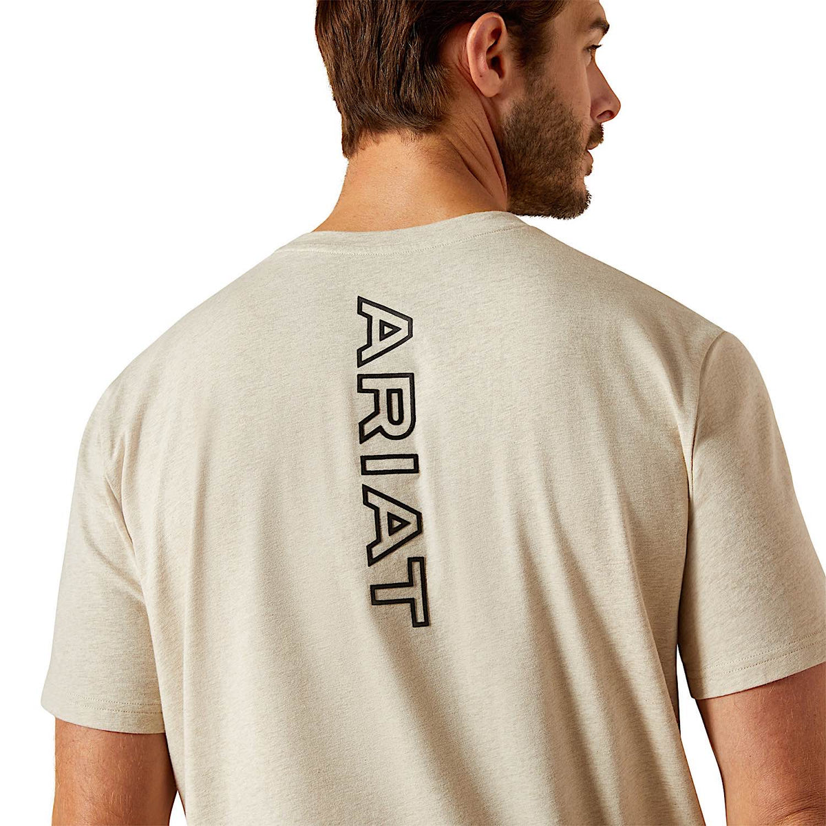 Ariat Men's BV Logo T-Shirt - Khaki Heather