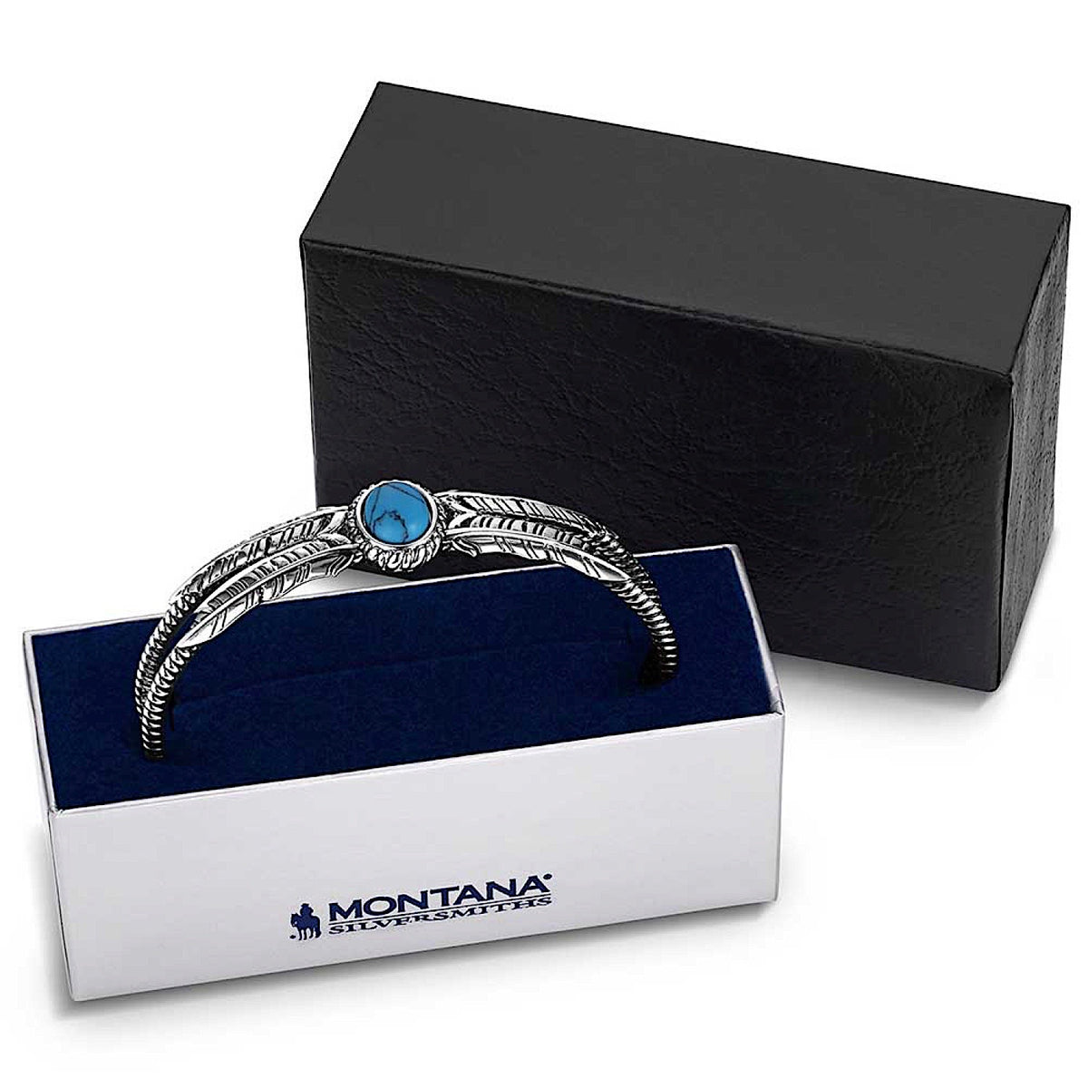 Montana Silversmiths Windswept Legacy Turquoise Bracelet