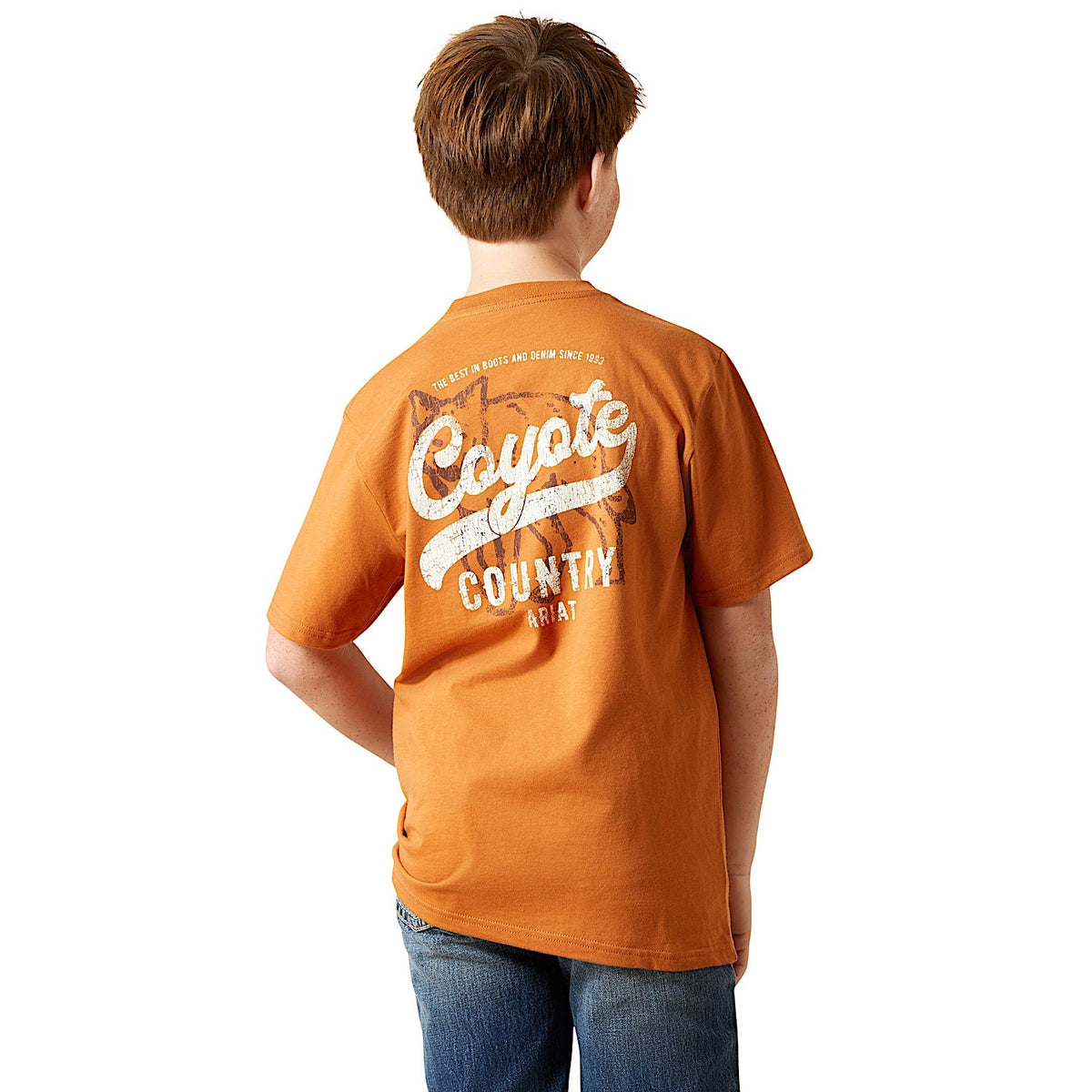Ariat Boy’s Coyote Country T-Shirt - Adobe