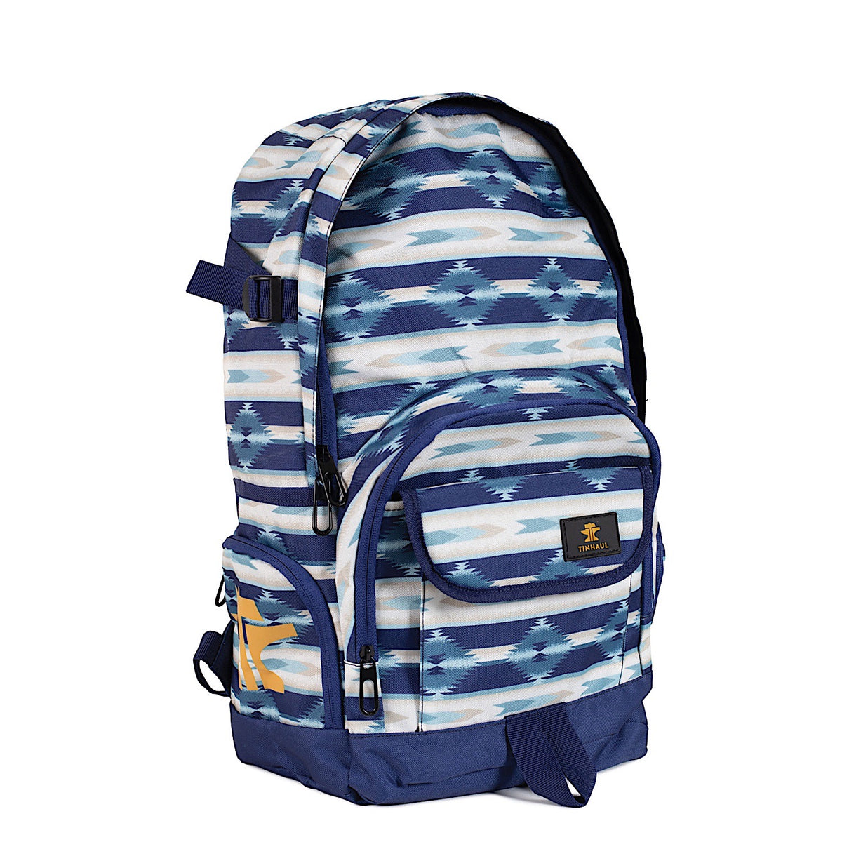 Tin Haul Retro Aztec Print Backpack - Blue Aztec