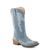 Roper Women's Riley Scroll Boot - Denim Blue