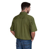 Just Country Mens Adam 1/2 Button Short Sleeve Work Shirt - Olive