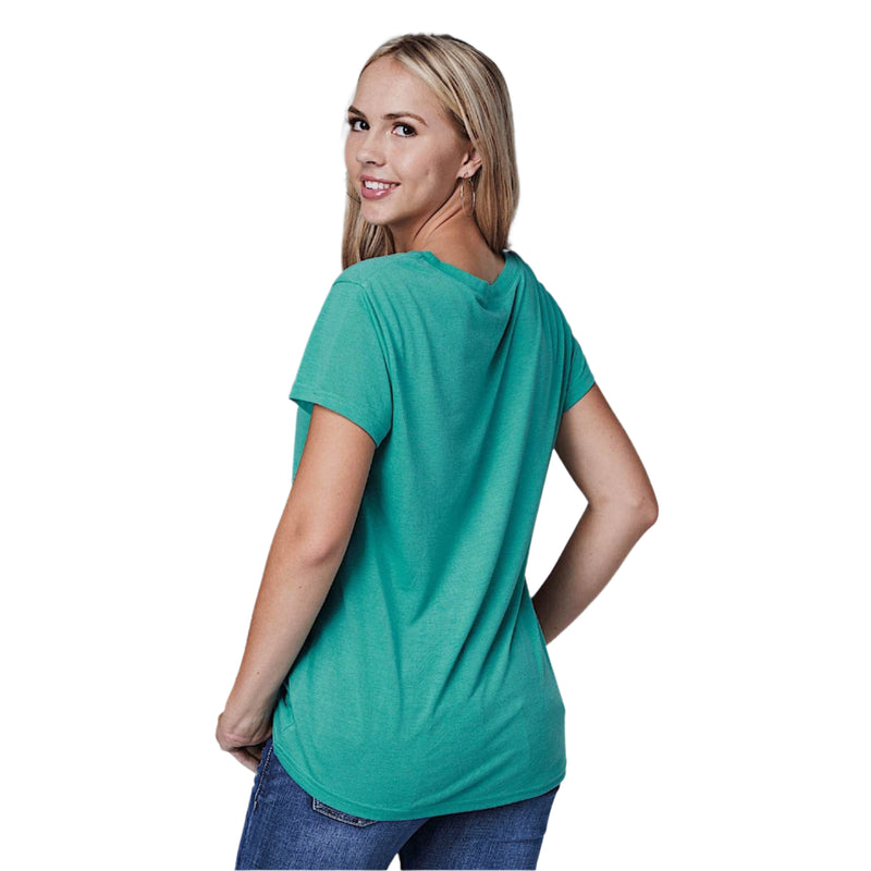 Roper Women’s Five Star Collection T-Shirt - Turquoise