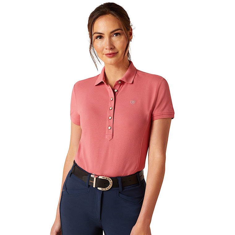 Ariat Women's Prix 2.0 Polo - Slate Rose