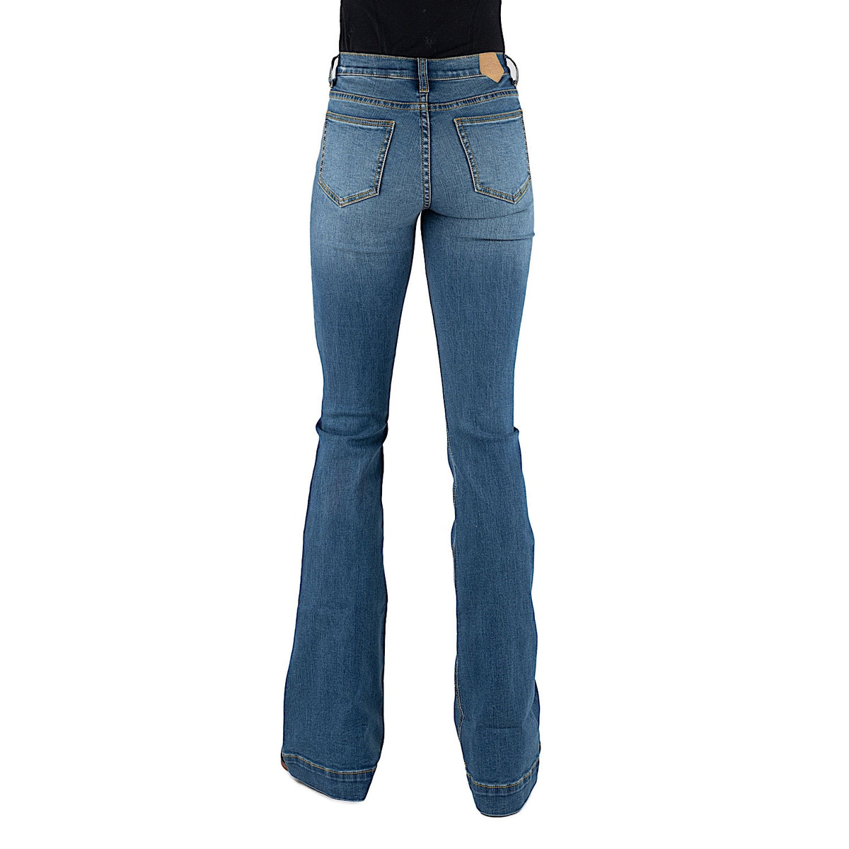Tin Haul Womens 595 Libby Flare Jeans - Blue