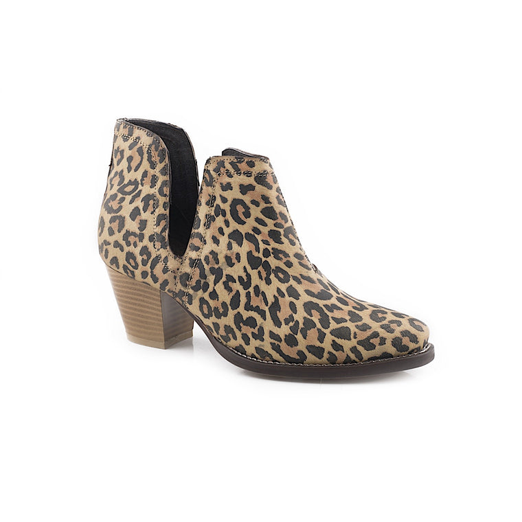 Roper Women's Rowdy Boot - Tan Cheetah Print