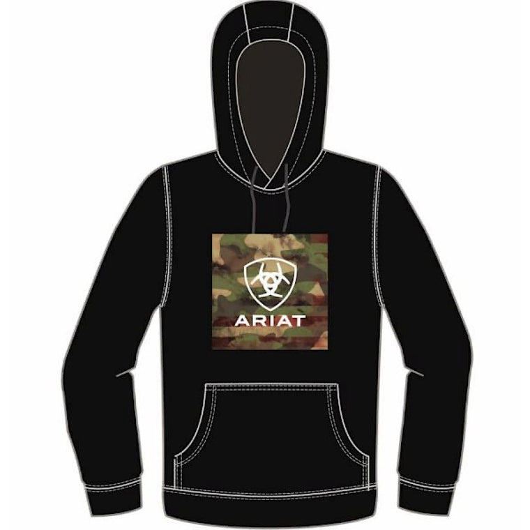 Ariat Kids Protect and Serve Block Hoodie - Black