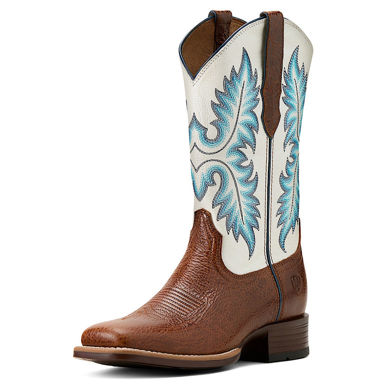 Ariat Women's Canyon Point Western Boot - Gingersnap/White Icing