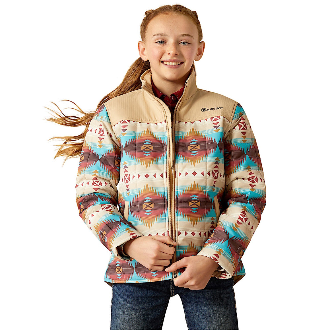 Ariat Girl's Crius Jacket - Serrano Print