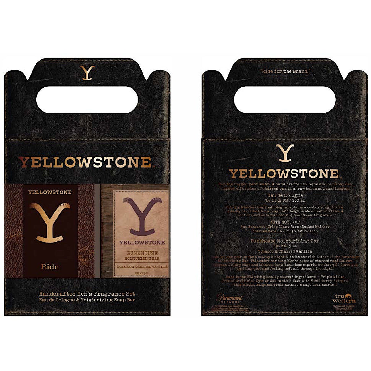 Tru Western Men's Yellowstone Ride Gift Set