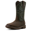 Ariat Men's Activator Waterproof Work Boot - Dark Brown/Green