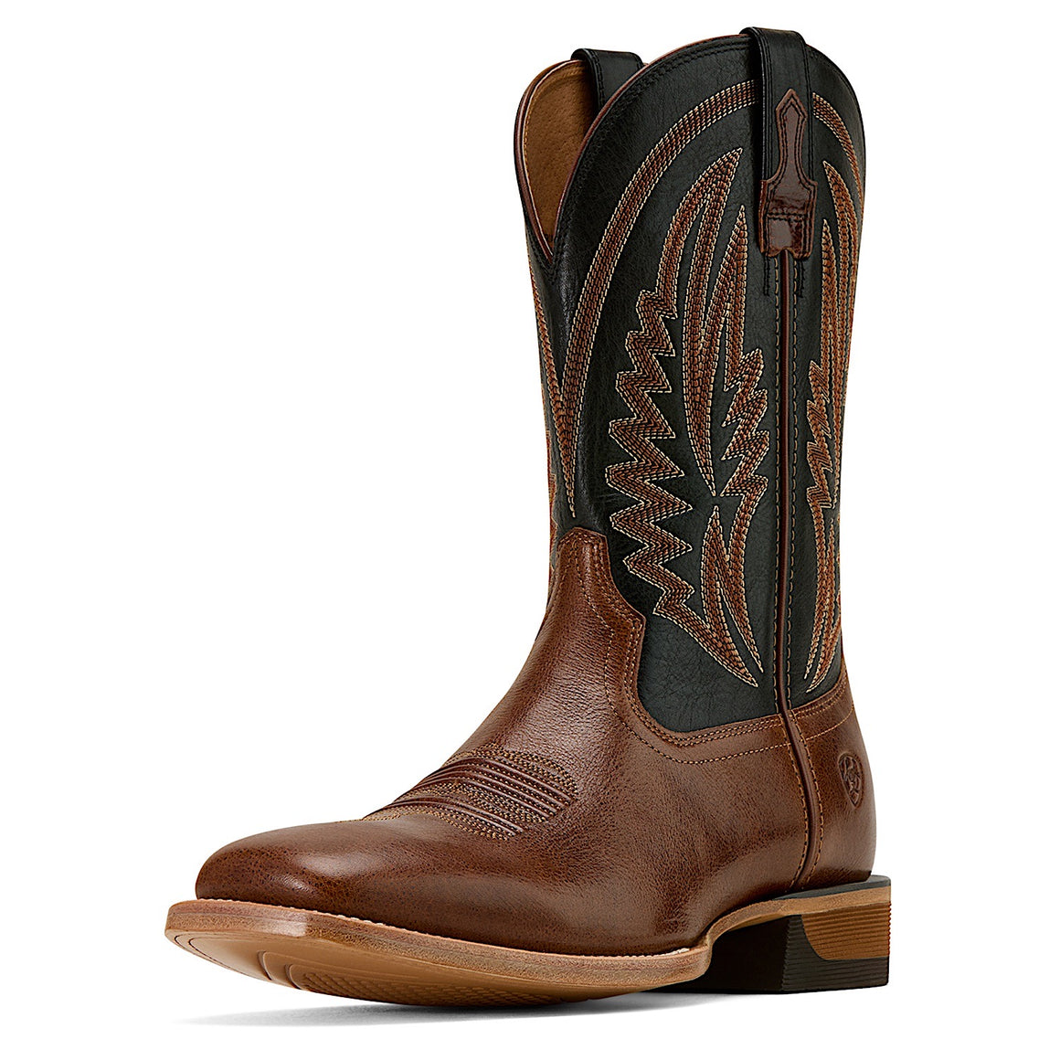 Ariat Men's Sidewinder Western Boot - Gingersnap/Supple Black