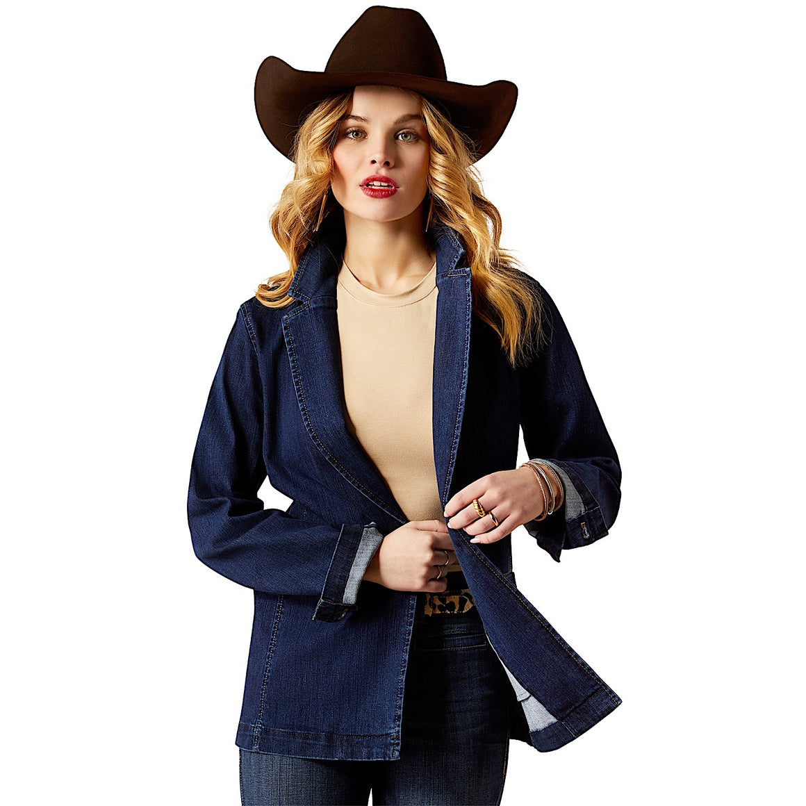 Ariat Women's Denim Blazer - Midnight