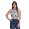 Roper Women's Five Star Collection Halter Top - Solid White