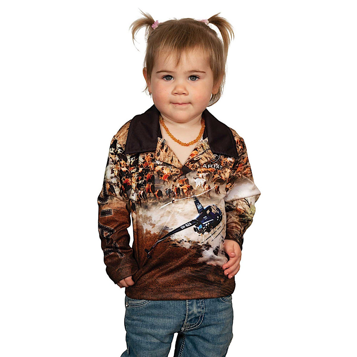 Ariat Kids Fishing Shirt - Helimustering