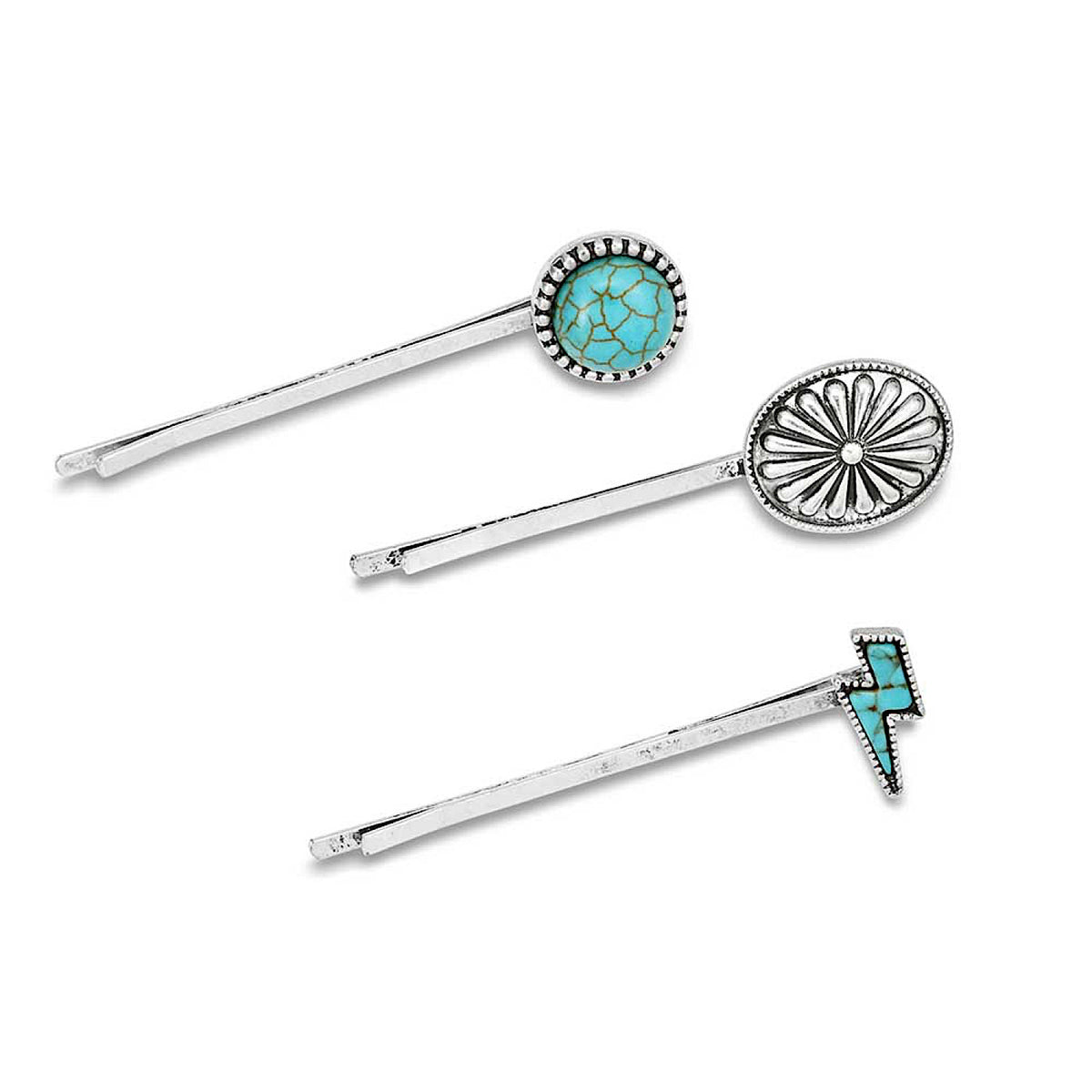 Montana Silversmiths Electric Desert Hair Pin Set
