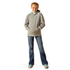 Ariat Girl's Equipment Hoodie - Heather Grey