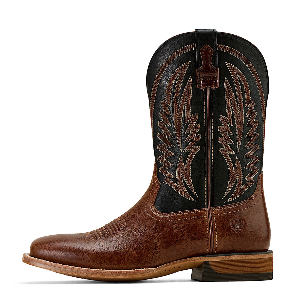 Ariat Men's Sidewinder Western Boot - Gingersnap/Supple Black
