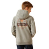 Ariat Kids Bold Hex Hoodie - Grey Heather