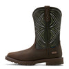 Ariat Men's Activator Waterproof Work Boot - Dark Brown/Green