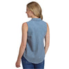 Roper Women's Studio West Collection Sleeveless Blouse - Solid Blue