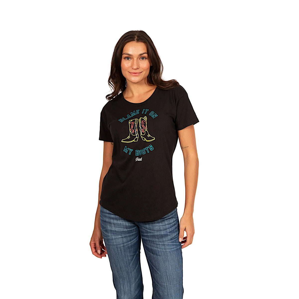Ariat Women's Blame It On The Boots T-Shirt - Black