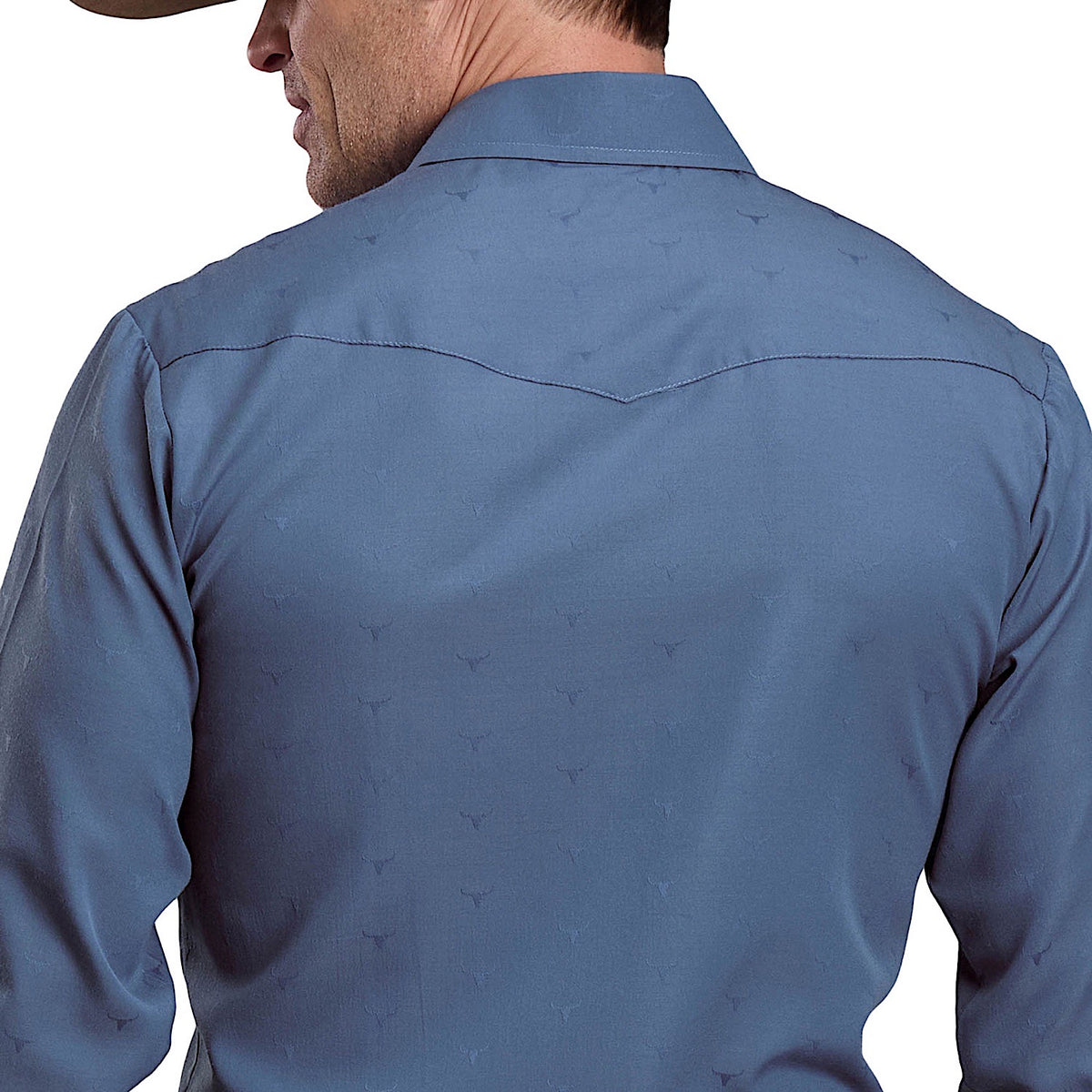 Roper Men's Karman Classic 80/20 Collection Shirt - Blue