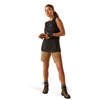 Ariat Womens Rebar Cotton Strong Bolt Sleeveless Tank - Black