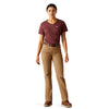 Ariat Women's Rebar Perfect Rise Made Tough Straight Leg Pants - Field Khaki